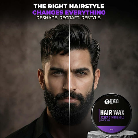 Beardo XXtra Strong Hold Hair Wax with Aloe Vera - 100g - Image 7