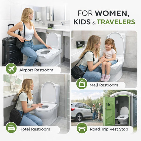 Pee Safe Disposable Toilet Seat Cover - Paper-Based, Eco-Friendly - 20 Pieces - Image 5