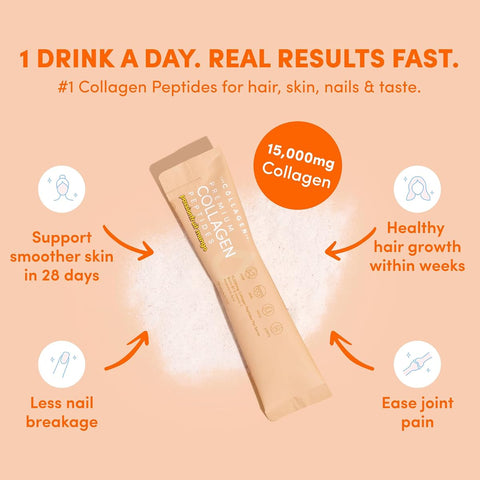 The Collagen Co Beauty Supplements - Passion Fruit Mango Sachets, 15g x 14 - Image 3