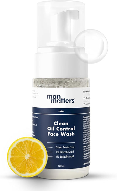 Man Matters Face Serum with 1% Salicylic & Glycolic Acid - 120ml