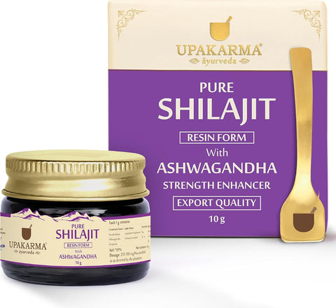 Upakarma Ayurvedic Shilajit & Ashwagandha Resin - 10g