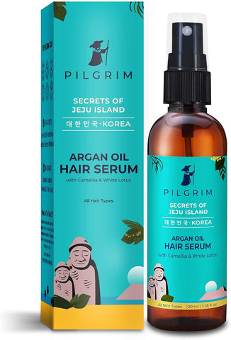 Pilgrim Argan Oil Hair Serum - For Dry Frizzy Hair, 100ml
