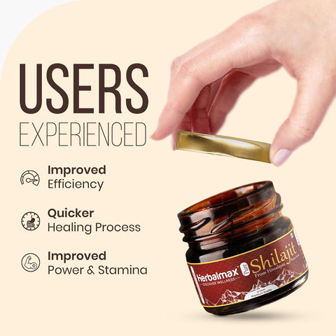 Herbal Max Himalayan Shilajit Resin - Performance Booster - 20g - Image 3