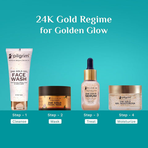 Pilgrim 24K Gold Face Serum with Niacinamide & Hyaluronic Acid - 20ml - Image 7