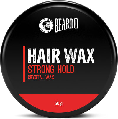 Beardo Strong Hold Hair Wax with Crystal Gel Technology - 50g