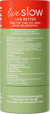 Wellbeing Nutrition Slow Burn Capsules - L-Carnitine, Caffeine & Chromium - 60 Capsules - Image 8