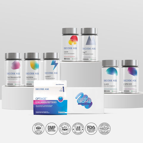 Decode Age Dake | Multivitamin D3, K2 (Mk-7), A & E Capsules 30