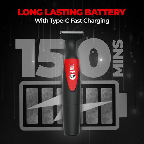 Beardo I Blade Body Trimmer - Multiple Length Settings, USB Type-C Charging, IPX4 Water Resistant - Image 8