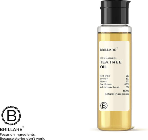 Brillaire Hair Treatment Oil 100 ml - 5% Tea Tree, Lemon & Neem - Image 4