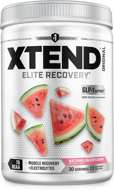XTEND Original BCAA Powder - Watermelon Explosion, Zero Calorie, 30 Servings