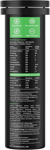 Auric Liver Detox Effervescent Tablets with Ayurvedic Herbs - 20 Pack - Image 7