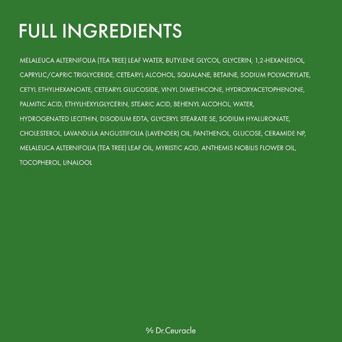 Dr.Ceuracle Tea Tree Purifine Face Moisturiser Cream - 50g - Image 3