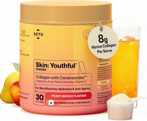 SETU Skin Youthful Marine Collagen Powder with Ceramosides - 210g