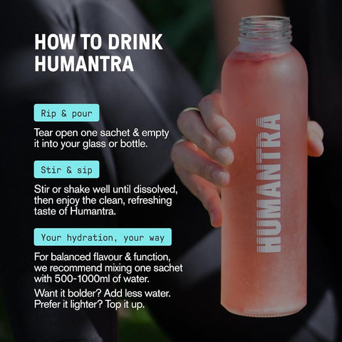 Humantra Electrolyte Powder - Berry Pomegranate, 72g, 20 Sachets - Image 5