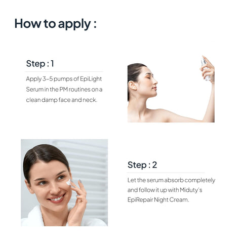 Miduty EpiLight Night Serum - 30 ml