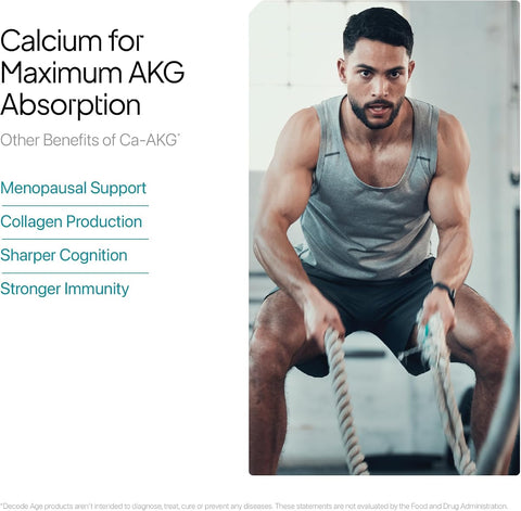 Decodeage Calcium Alpha-Ketoglutarate (Ca-AKG) Capsules - 30 Capsules - Image 6