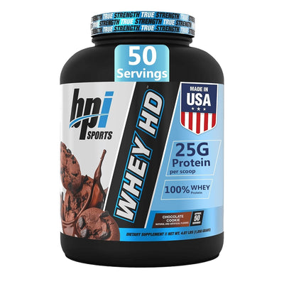 BPI WHEY HD 50SRV 4.1LB CHOCO COOKIES