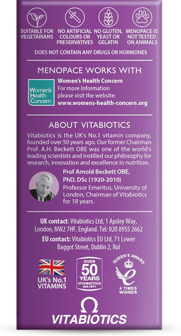 Menopace Vitabiotics Plus, Pack Of 56