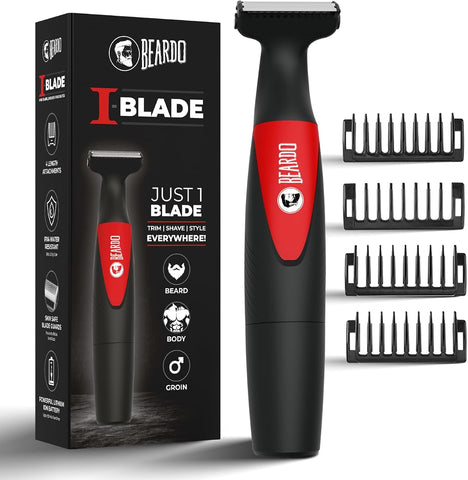 Beardo I Blade Body Trimmer - Multiple Length Settings, USB Type-C Charging, IPX4 Water Resistant