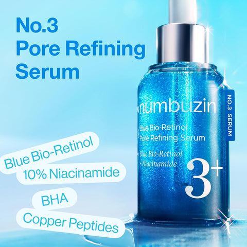 Numbuzin Blue Bio-Retinol Pore Refining Serum - Pore Tightening & Anti-Aging, 30ml - Image 2