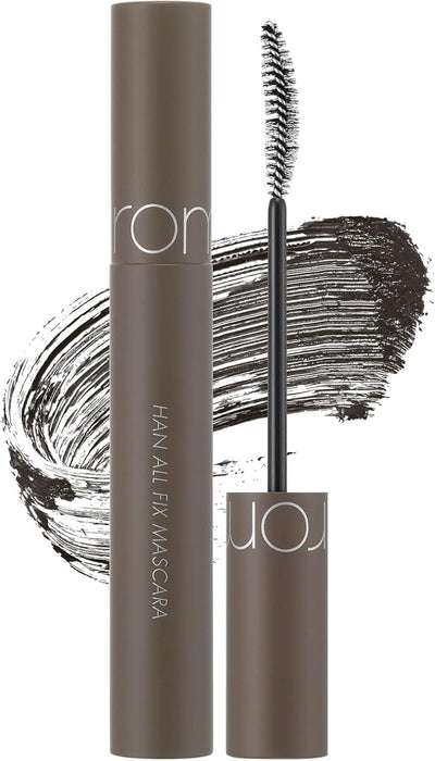 Rom&Nd Han All Fix Mascara L02 Long Ash - Water & Oil Resistant, 7g