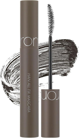 Rom&Nd Han All Fix Mascara L02 Long Ash - Water & Oil Resistant, 7g