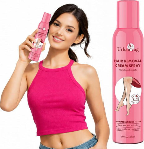 Urban Gabru Hair Removal Cream Spray with Natural Extracts - 200ml