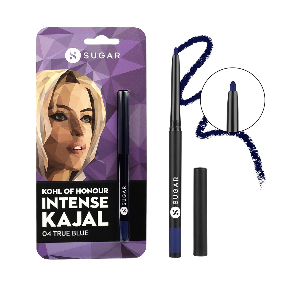 SUGAR Kohl Of Honour Intense Kajal - 04 True Blue (Single Blister)