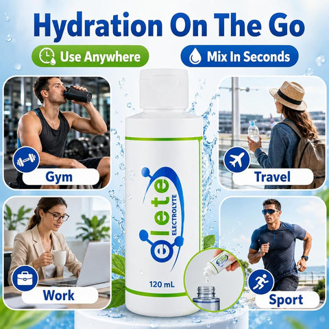 Elete Electrolyte Hydration Drops - Zero Calories, Zero Sugar - 120ml - Image 5