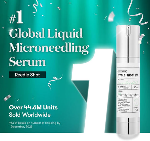 VT Cosmetics CICA Reedle Shot 300 Serum - Microneedling, Centella Asiatica, 50ml - Image 2