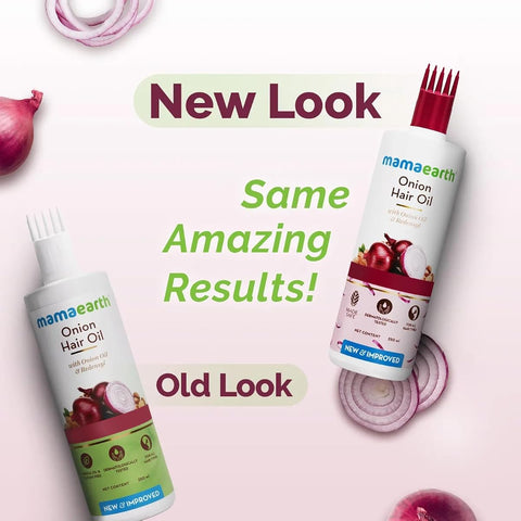 Mamaearth Onion Hair Growth Oil - Nourishing, Non-Greasy - 250ml - Image 3