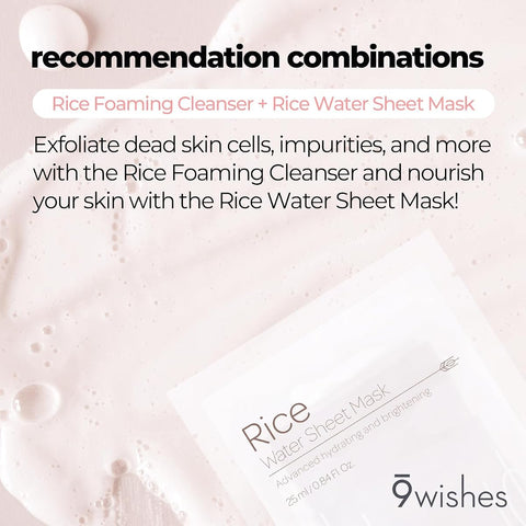 9Wishes Rice Foaming Cleanser with Korean Rice Powder - 120ml - Image 5