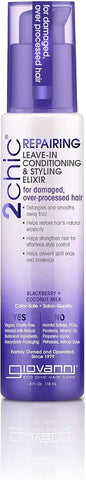 Giovanni 2Chic Ultra-Repair Leave-In Conditioning Elixir - Vegan, Colour-Safe - 118ml