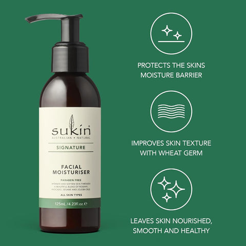Sukin Signature Facial Moisturiser with Rosehip & Aloe Vera, 125ml - Image 5