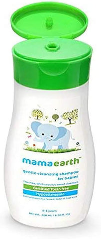Mamaearth Gentle Cleansing Shampoo & Nourishing Hair Oil for Babies - 200ml + 100ml - Image 4
