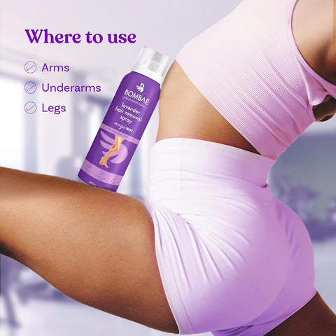 Bombay Shaving Lavender Hair Removal Spray - Painless, Moisturising, 200g - Image 5