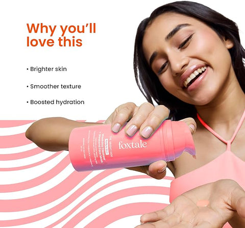 Foxtale Purify & Glow Cleanser + Mask With French Pink Clay & Sodium