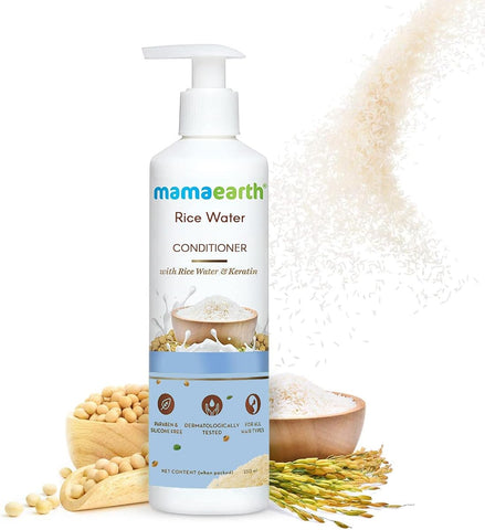 Mamaearth Rice Water Conditioner with Fermented Rice & Keratin - 250ml - Image 2
