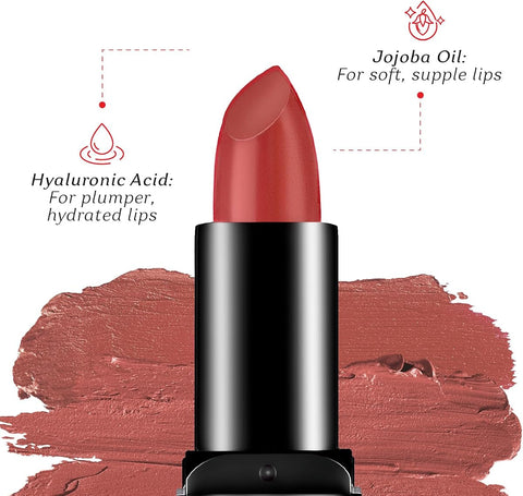 Color Cupid Lipstick - Matte Sunkissed Nude BL06 with Hyaluronic Acid and Jojoba Oil - Image 5