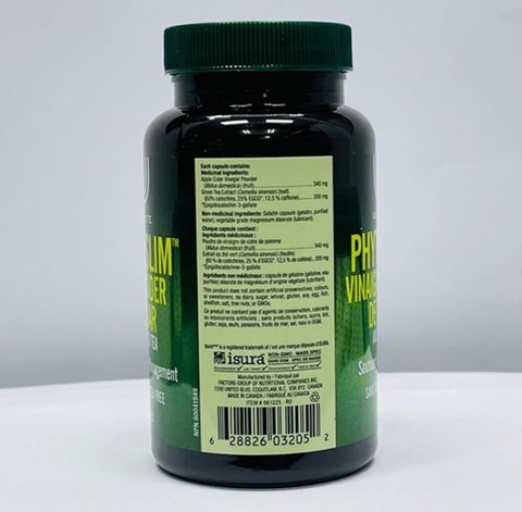 Ultimate Phytoslim Apple Cider Vinegar with Green Tea - Herbal Supplement, 60 Capsules - Image 3