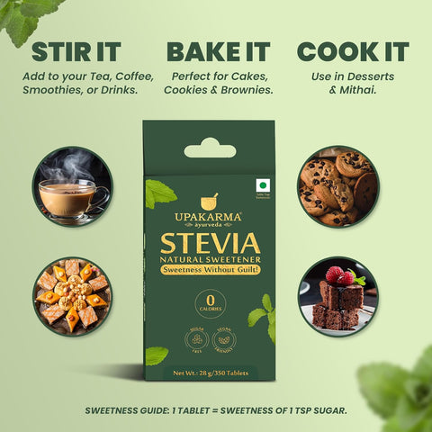 UPAKARMA Stevia Tablets 350 Count
