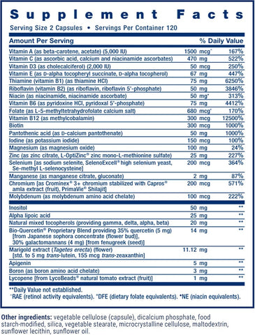 Life Extension Two-Per-Day Multivitamin Capsules - High Potency, 120 Count - Image 2