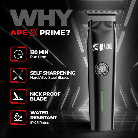Beardo Ape-X Prime 3-in-1 Men's Multipurpose Grooming Trimmer Kit - Image 7