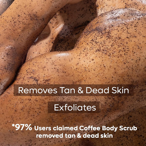 mCaffeine Naked & Raw Coffee Body Scrub - Exfoliating, Tan Removal, 100g - Image 2