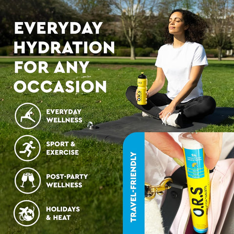 ORS Hydration Tablets - Electrolytes, Lemon Flavour, 12 Tablets - Image 5