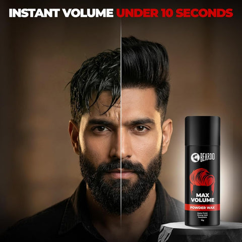 Beardo Max Volume Powder Wax for Hair Styling - 10g - Image 2