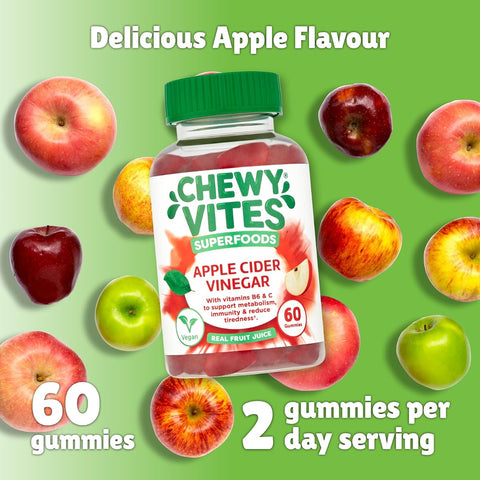 Chewy Vites Superfoods Apple Cider Vinegar Gummies - 500mg, 60 Pack - Image 4