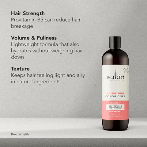Sukin Volumising Conditioner - Sulphate & Silicone-Free, 500 ml - Image 5