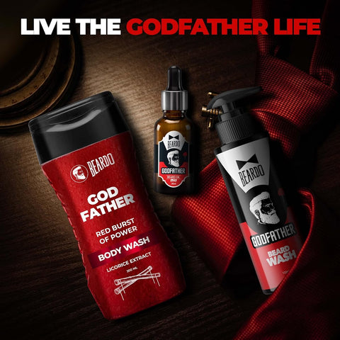 Beardo GodFather Beard Oil - Almond Oil & Aloe Vera Blend, 30ml - Image 7