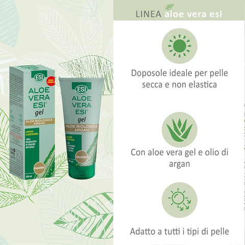 ESI Aloe Vera Gel with Argan Oil - 200ml, Soothing Moisturiser - Image 2